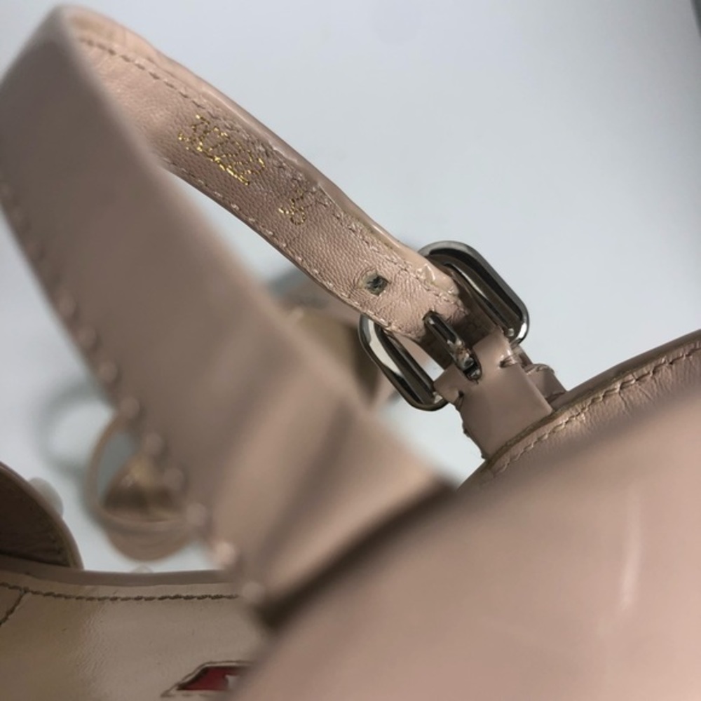 Prada | Patent Leather Open Toe Wedge Sandals~36 - Picture 8 of 8